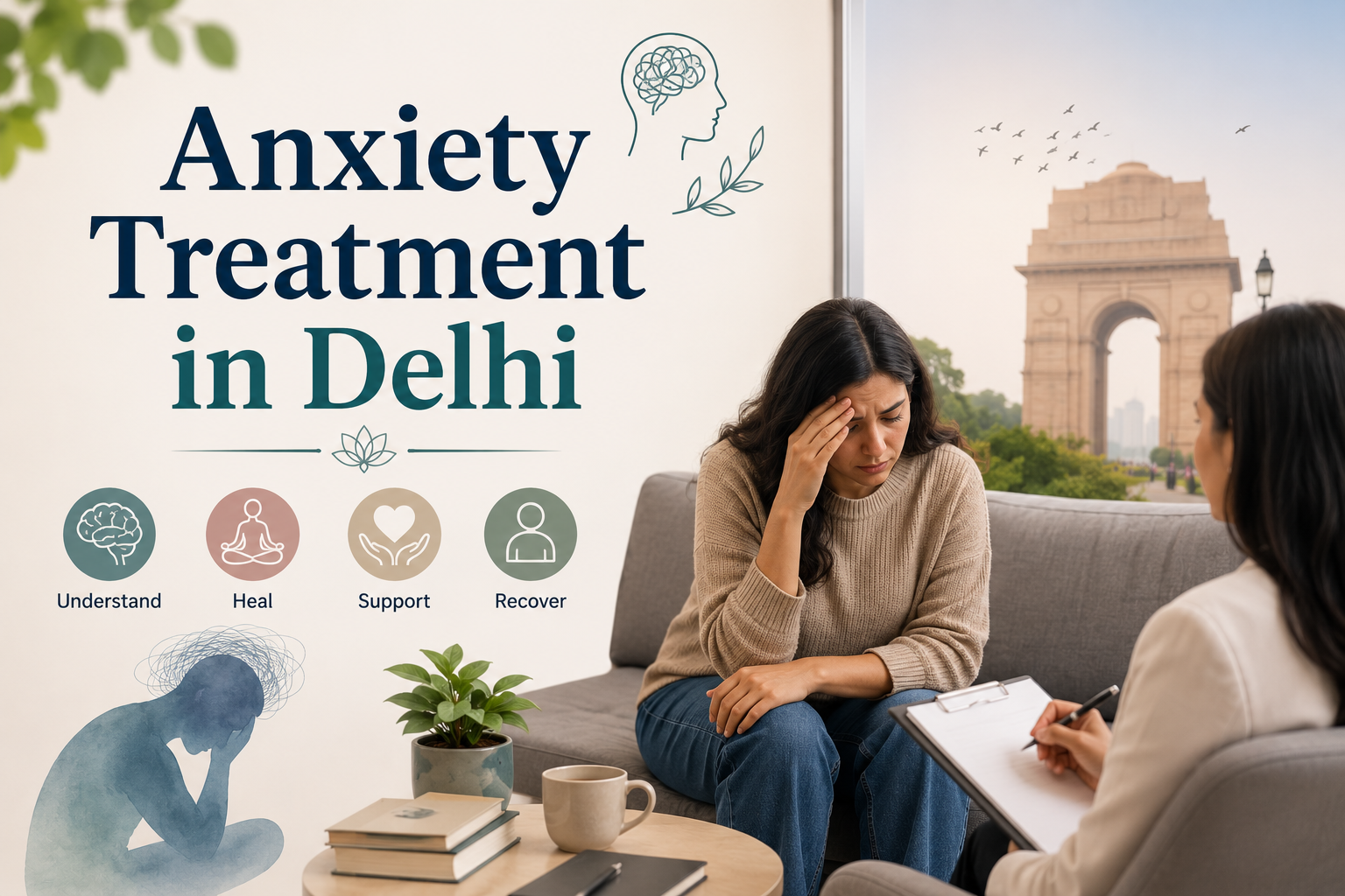 Anxiety Treatment in Delhi: Symptoms, Causes & When to Seek Counseling