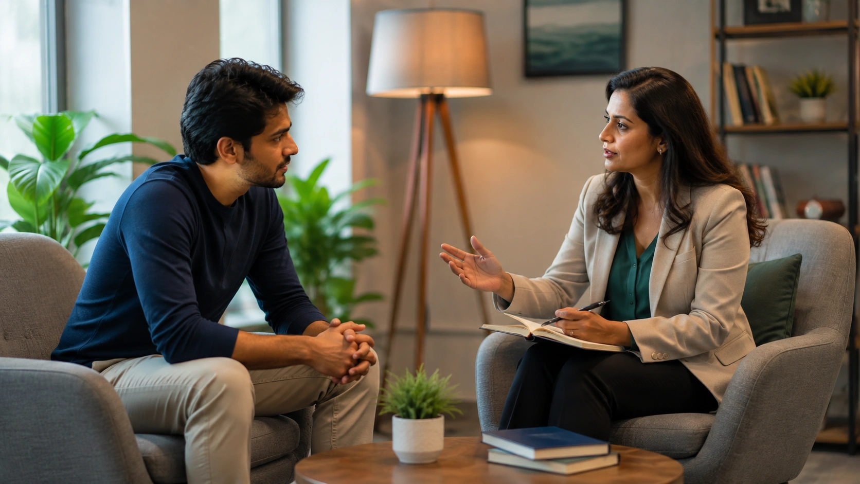 Online anxiety consultation with an Indian psychologist in Delhi