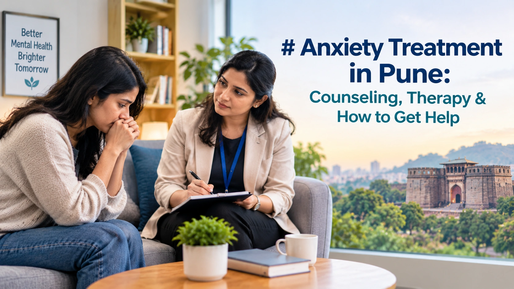 Online anxiety treatment and counseling in Pune