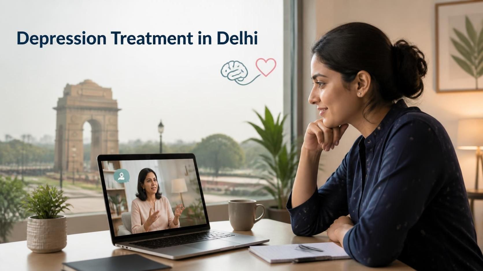Learn about depression treatment in Delhi, including counseling, therapy, online support, common symptoms, treatment options, and when to seek professional mental health help.