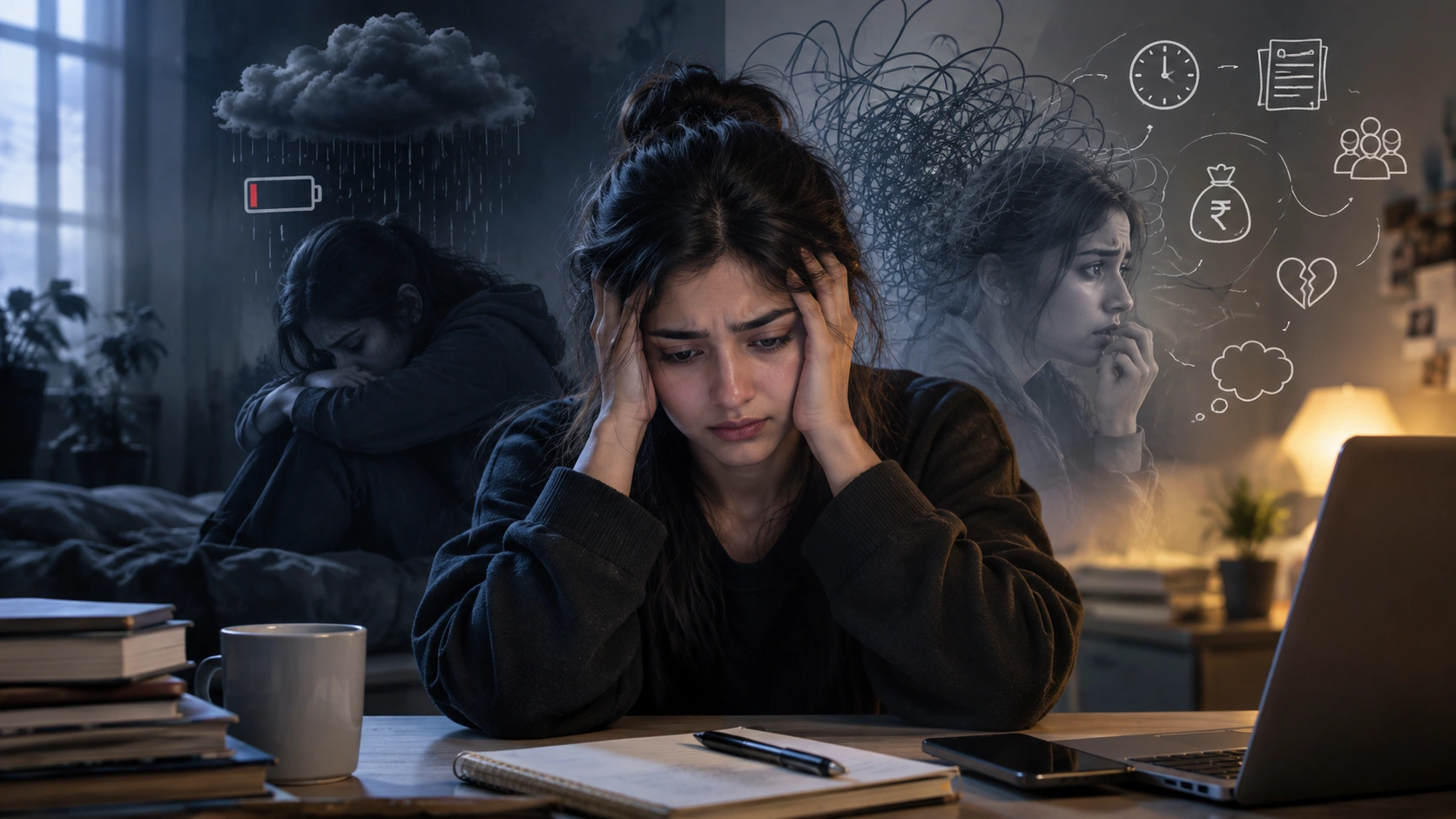 Depression and anxiety symptoms connection